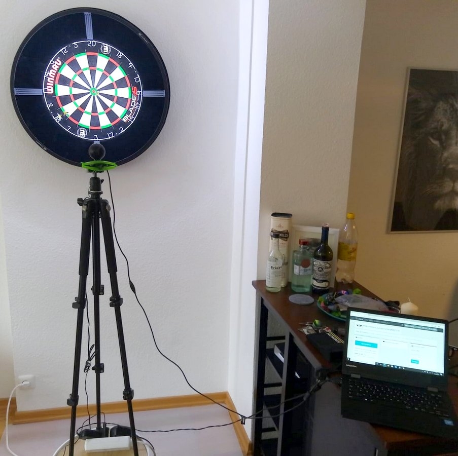 webcam für online dart