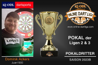 iQ Online Dartliga Pokalwettbewerb